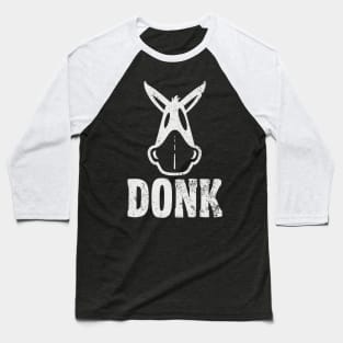 Donk - Poker Donkey Baseball T-Shirt